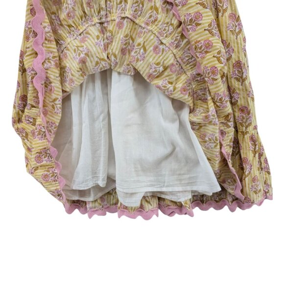 Yellow and Pink Floral Dress - Picture 12 of 12
